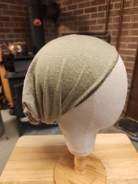 Image 2 of Linen Stretchy Wrap- Sage Green 