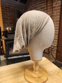 Image 2 of Linen Stretchy Wrap- Sand Beige