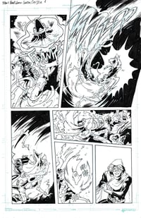 Titans: Beast World Tour : Central City (DC Comics) Circuit Breaker Story Page 6 Original Art