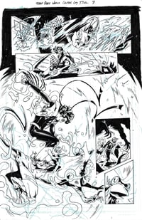 Titans: Beast World Tour : Central City (DC Comics) Circuit Breaker Story Page 7 Original Art