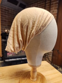 Image 2 of Linen Stretchy Wrap - Caramel