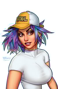Image of Kim the Delusional #1 Holiday 2024 Virgin Holofoil Variant B