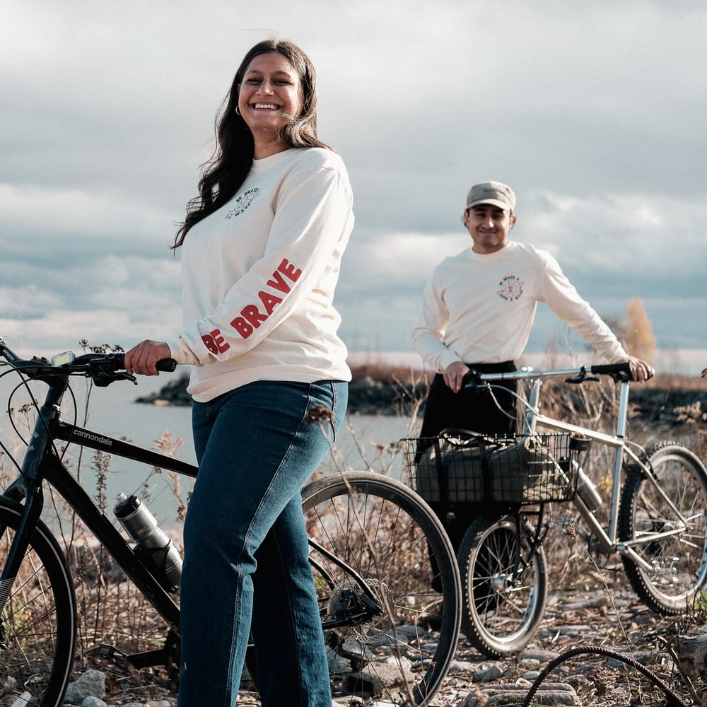 Driveside x Slowcoast "Be Brave & Give a Wave" Long Sleeve