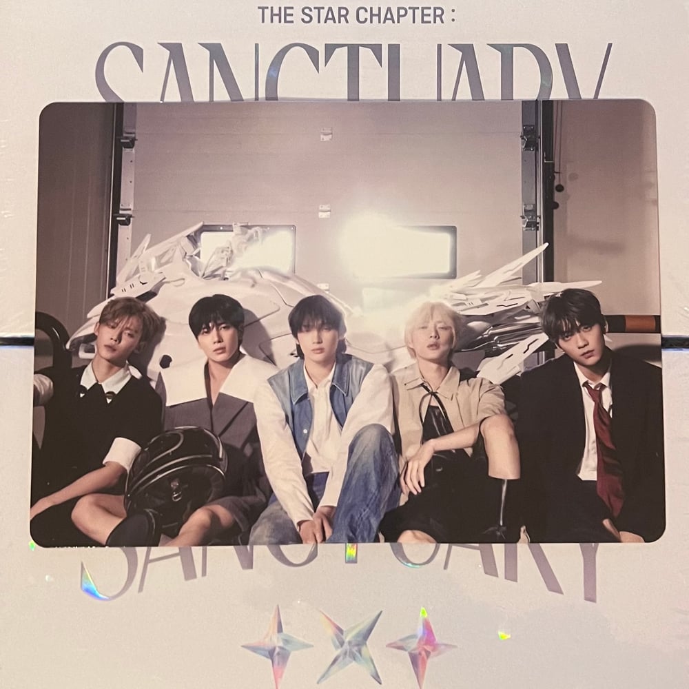 Image of TXT The Star Chapter : Sanctuary Weverse Shop Group Photo Stand POB