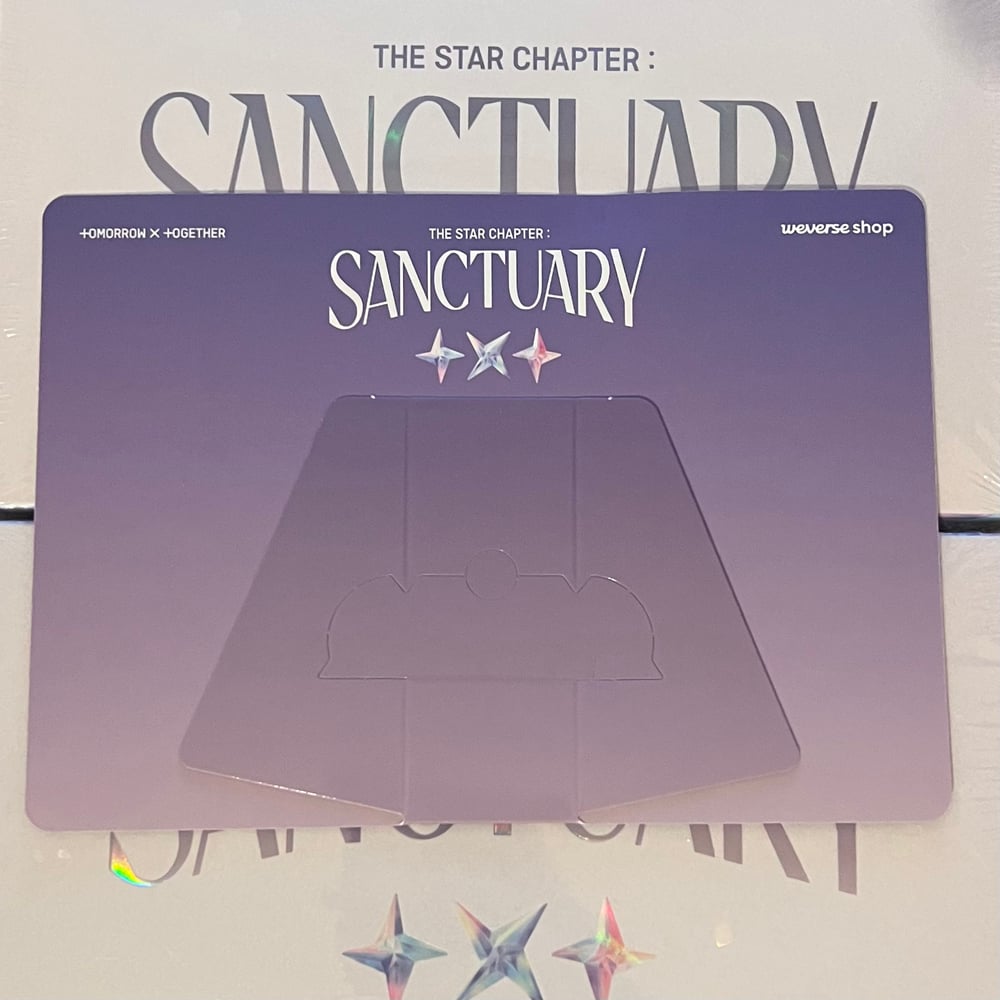 Image of TXT The Star Chapter : Sanctuary Weverse Shop Group Photo Stand POB