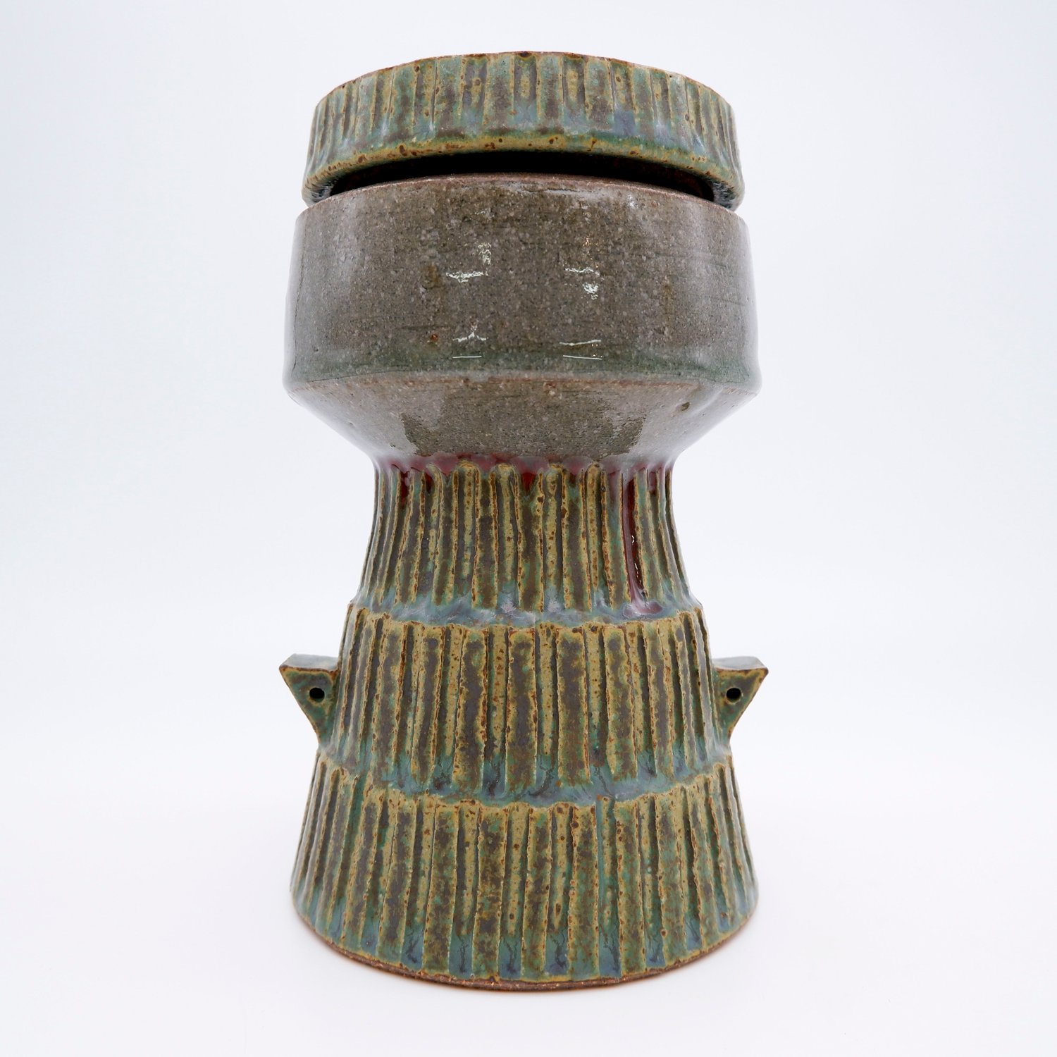 Image of Pedestal Jar (copper)