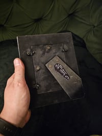 Image 3 of  black ornate framed preserved web