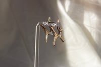 Image 3 of Brass Starseed earrings - made to order