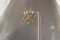 Image 2 of Brass Starseed earrings - made to order