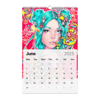 Image 4 of 2025 Wall Calendar - The Artwork of Alister Dippner