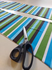 Image 2 of New!!! Blue/green stripe KAT Pants
