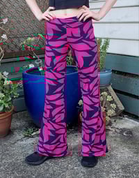 Image 3 of New!!!! Pink/navy leaf print KAT Pants