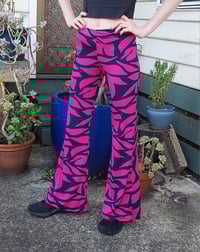Image 1 of New!!!! Pink/navy leaf print KAT Pants