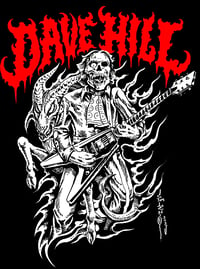 Image 2 of Dave Hill Skullface Baseball Shirt by Artist Tim Lehi