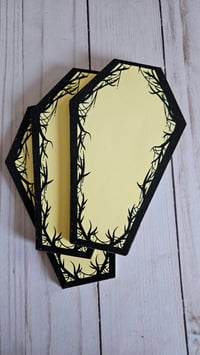 Image 2 of Coffin Branch Yellow Notepad 6 Inch 