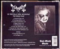 Image 2 of MAYHEM - DE MYSTERIIS DOM SATHANAS (THE DEAD FILES) CD