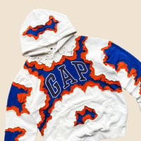 Image 5 of REWORKED GAP CRACKY 3 LAYERED HOODIE SIZE LARGE