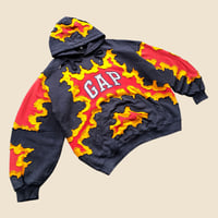 Image 2 of REWORKED GAP CRACKY SUPER LAVA HOODIE SIZE XL over / 2XL