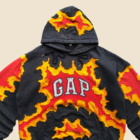 Image 3 of REWORKED GAP CRACKY SUPER LAVA HOODIE SIZE XL over / 2XL