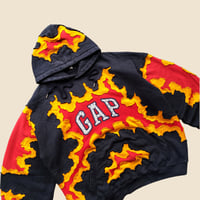 Image 4 of REWORKED GAP CRACKY SUPER LAVA HOODIE SIZE XL over / 2XL