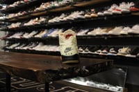 Image 4 of Air Jordan V (5) x Off White "Sail/Fire Red"