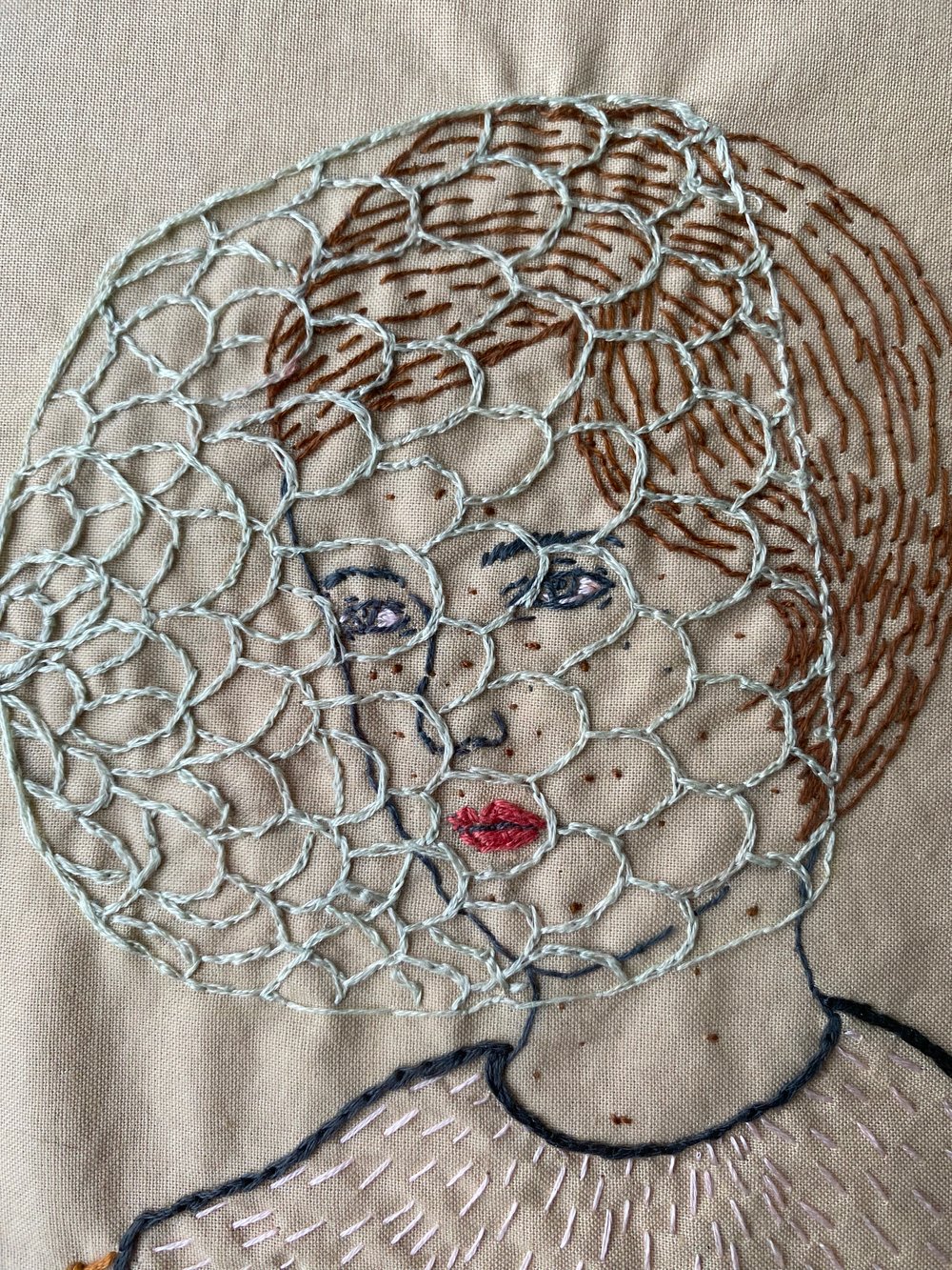 Image of Maidens Veil Embroidery 