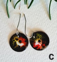 Image 4 of Easy Breezy Everyday Galaxy Enamel Earrings (EJ093)