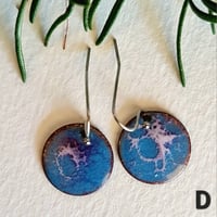 Image 5 of Easy Breezy Everyday Galaxy Enamel Earrings (EJ093)