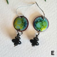 Image 6 of Easy Breezy Everyday Galaxy Enamel Earrings (EJ093)