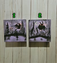 Image 2 of Purple Mothman 6 Inch Canvas