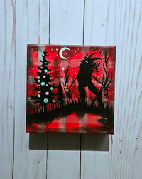 Krampus 6 Inch Canvas