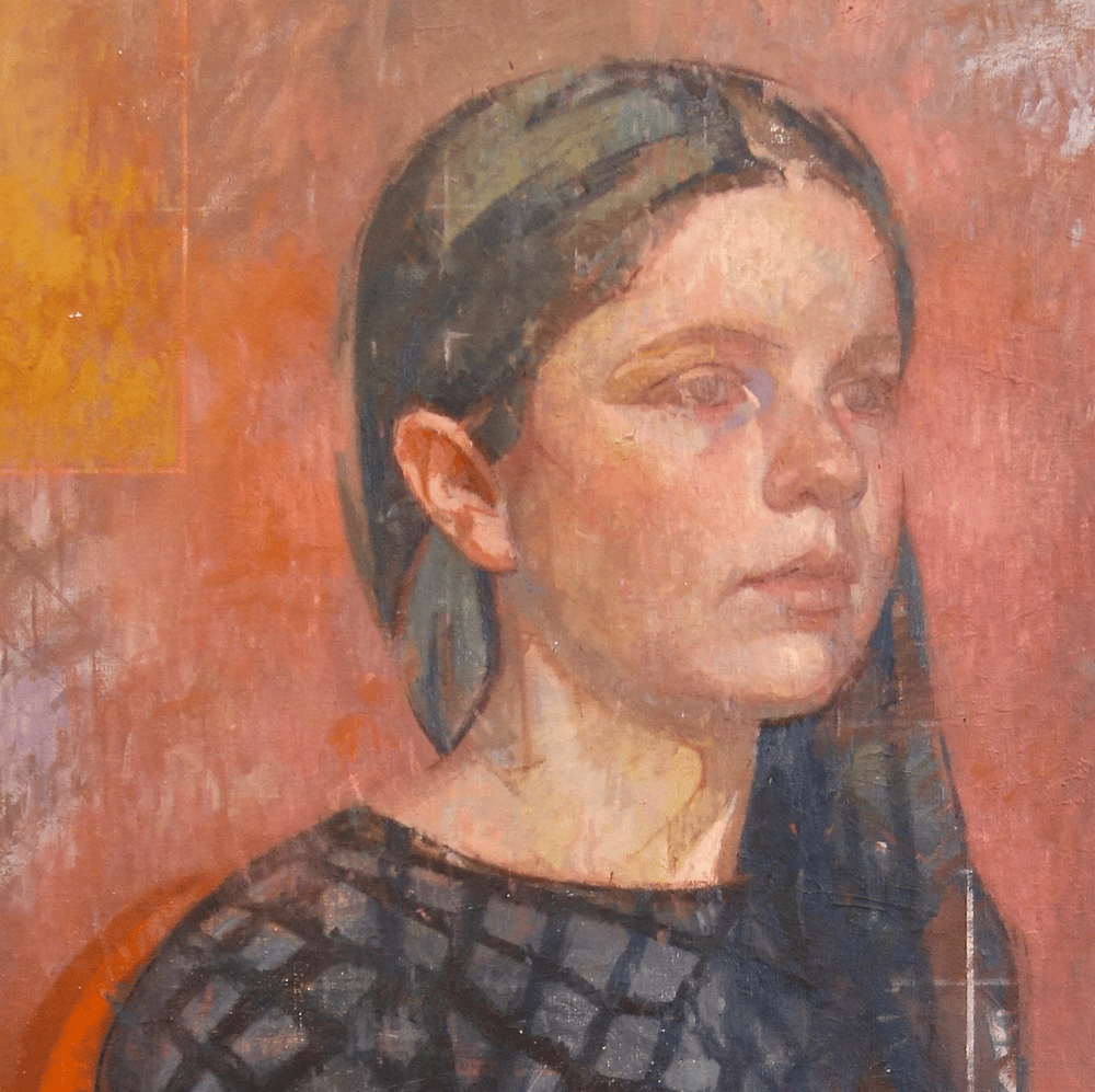 Image of Girl in a Red Room