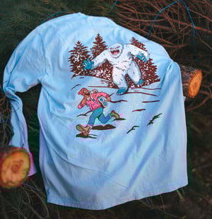 Beware the Yeti! (Ice Blue)