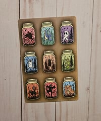 Cryptid Jar Buddies 4x6 Print