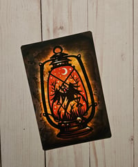 Lantern Mothman 4x6 Print