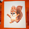 Walnut the Squirrel (Painting)