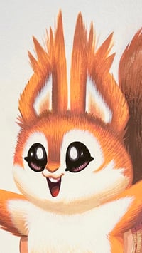 Image 2 of Walnut the Squirrel (Painting)