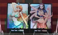 Image 1 of Nami & Robin DON!!, 2 Reversible DON!! Card set - by Kyopink