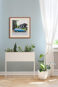 Image 2 of Blue Car Print