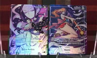 Image 1 of Nami & Robin [Straw Hat Royals], 2 Leader Card set - by LYDart_MCLO