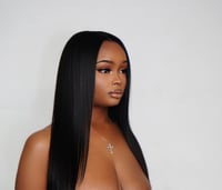 Image 1 of Transparent Lace Closure 5x5