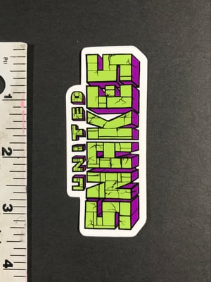 Image of BLOCK LETTERS STICKER