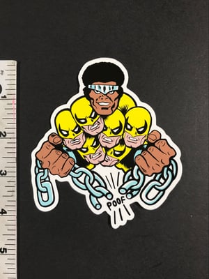 Image of HEROES FOR HIRE STICKER