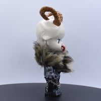 Image 5 of Large Krampus Kilos Kewtie Special Christmas Edition Resin Figure - Tan Head Black Body & Fur