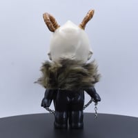 Image 3 of Large Krampus Kilos Kewtie Special Christmas Edition Resin Figure - Tan Head Black Body & Fur