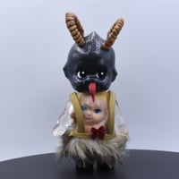 Image 2 of Large Krampus Kilos Kewtie Special Christmas Edition Double Cast Glow in the Dark Resin Figure 