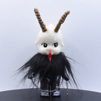 Image 1 of Large Krampus Kilos Kewtie Special Christmas Edition Resin Figure - Black Fur Body