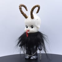 Image 4 of Large Krampus Kilos Kewtie Special Christmas Edition Resin Figure - Black Fur Body