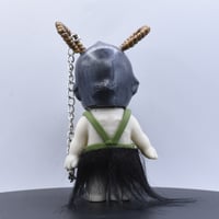Image 3 of Large Krampus Kilos Kewtie Special Christmas Edition Resin Figure - Black Fur Skirt & Overalls