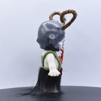 Image 5 of Large Krampus Kilos Kewtie Special Christmas Edition Resin Figure - Black Fur Skirt & Overalls